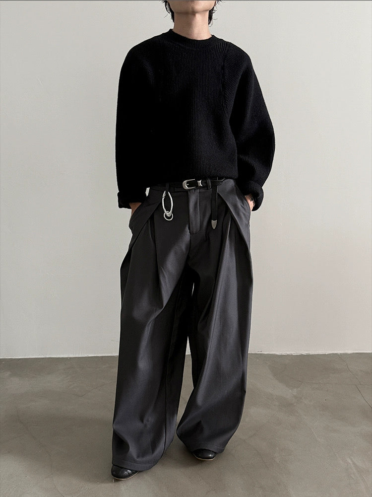 Pantalon tailleur ample